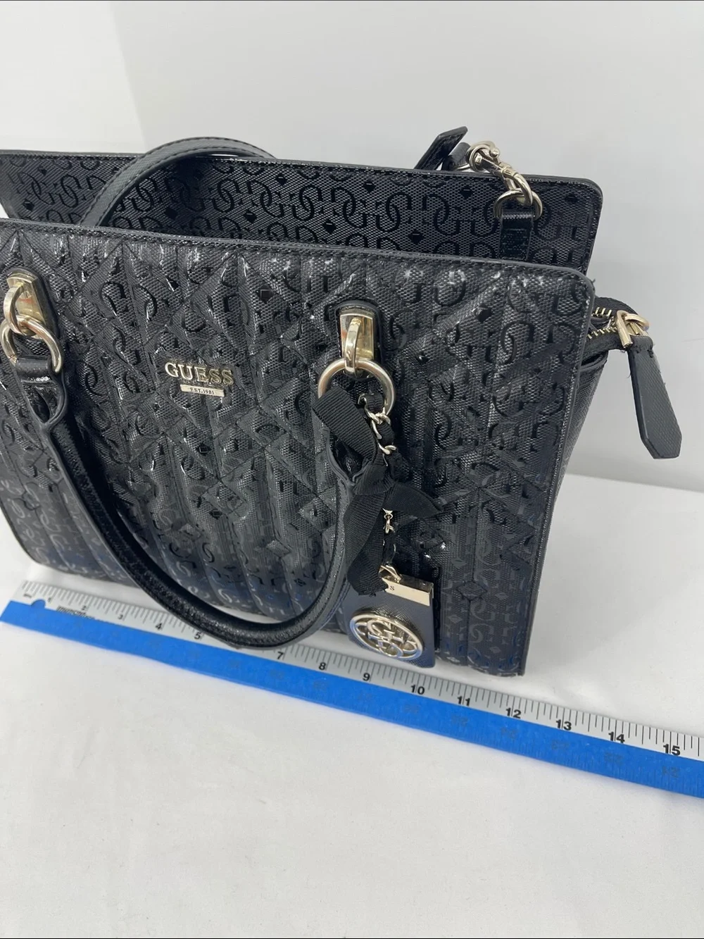 Guess structured satchel